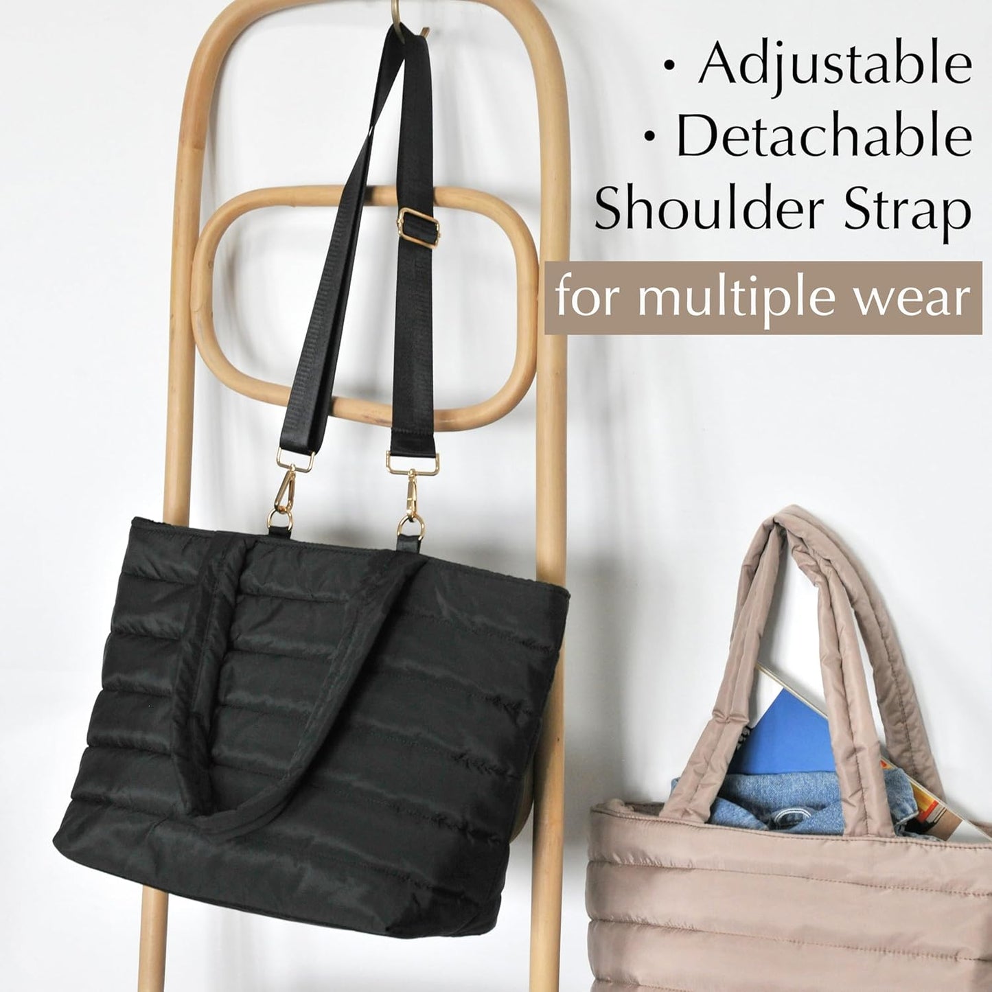 Quilted Puffer Tote