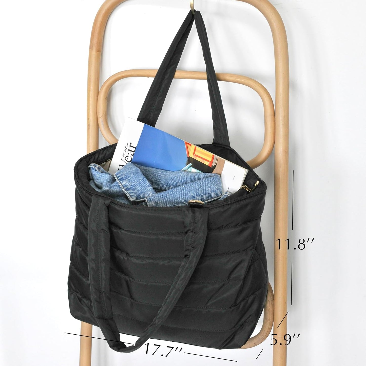 Quilted Puffer Tote