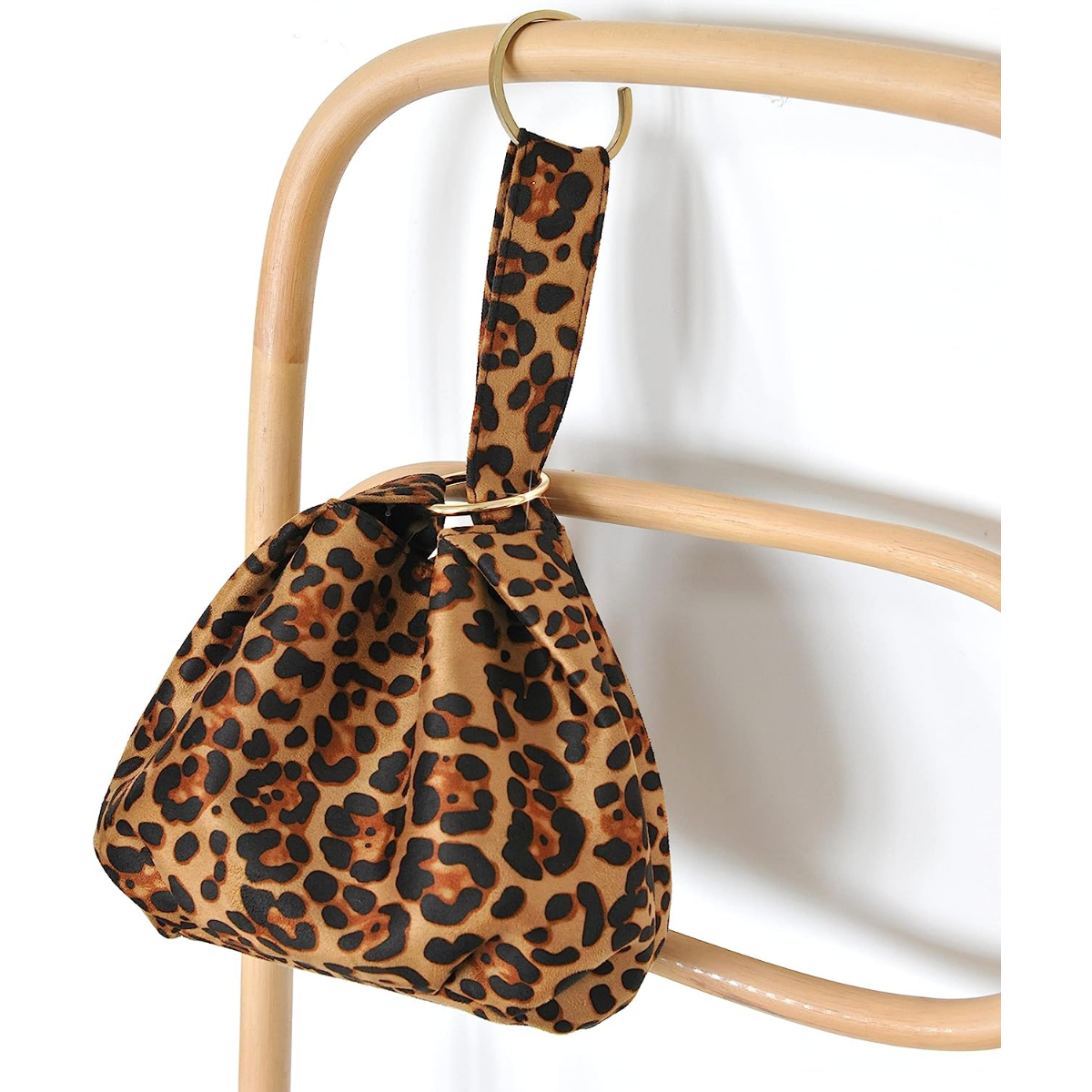 Women Clutch Velvet Top Handle Bag Wristlet Small Tote Purse