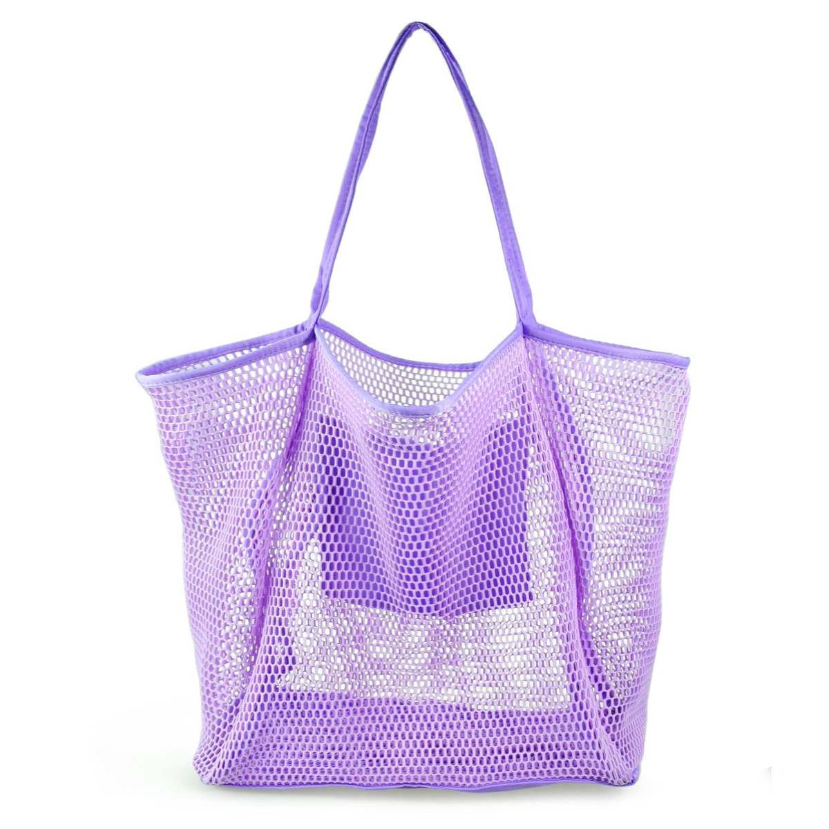 Mesh Beach Tote Lavender