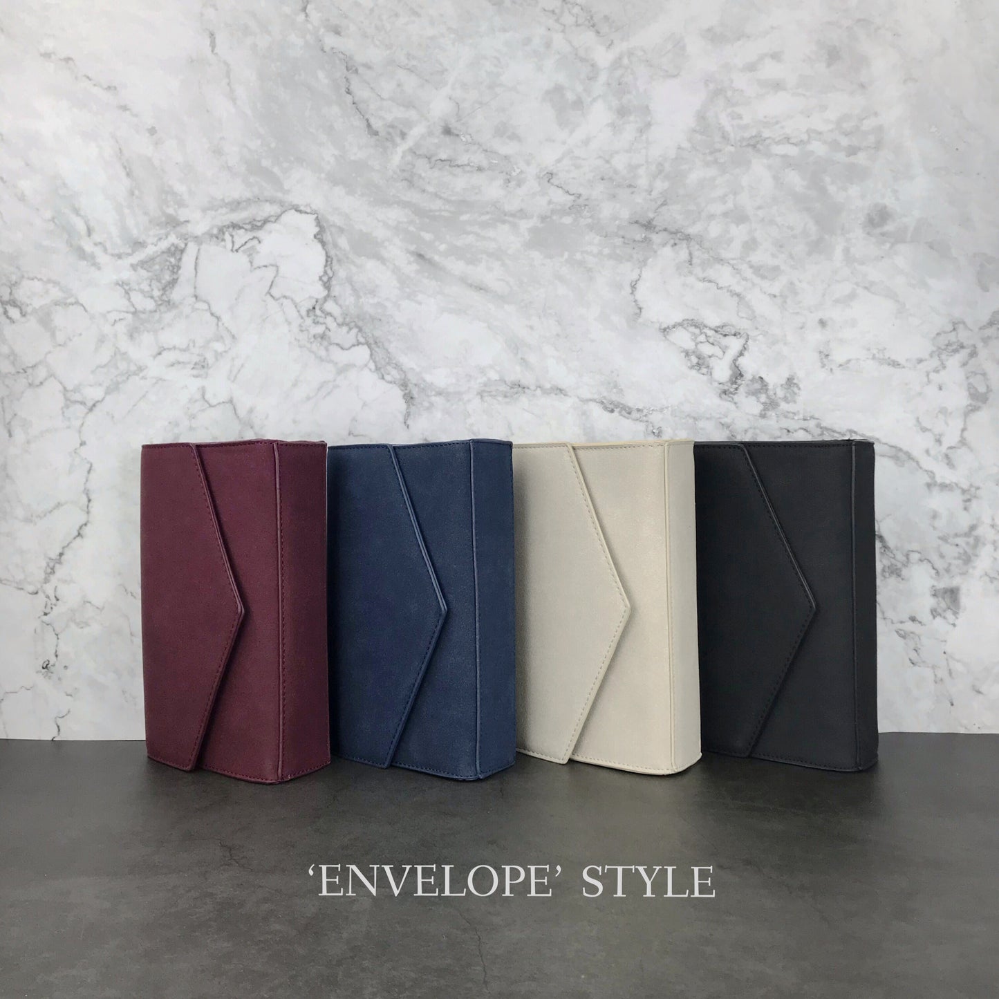 Suede Envelope Clutch