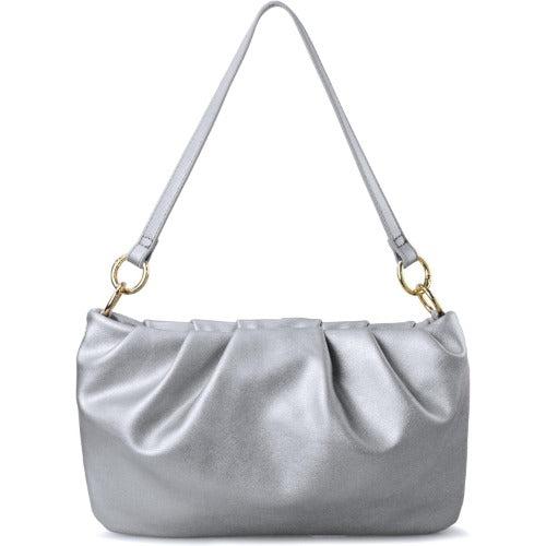 Women Ruched Shoulder Handbag