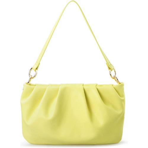Women Ruched Shoulder Handbag