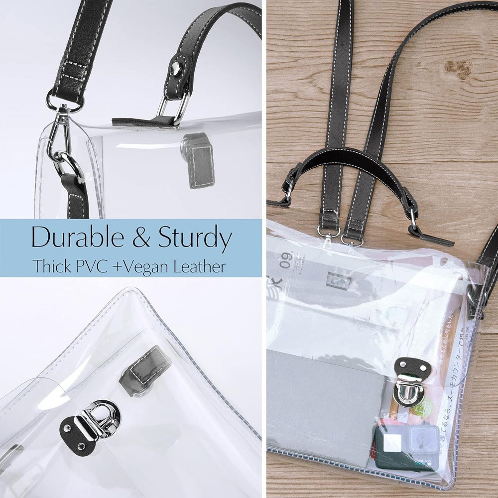 Clear PVC School Backpack