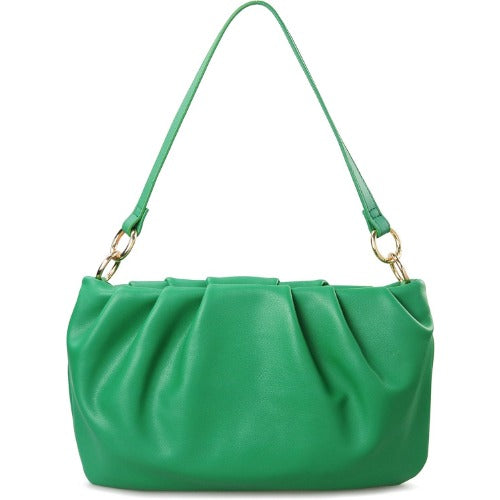 Women Ruched Shoulder Handbag