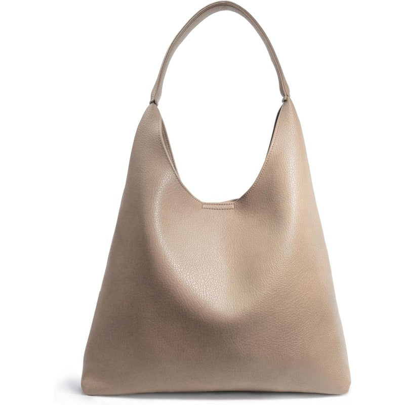 Soft Vegan Leather Hobo Bag for Women