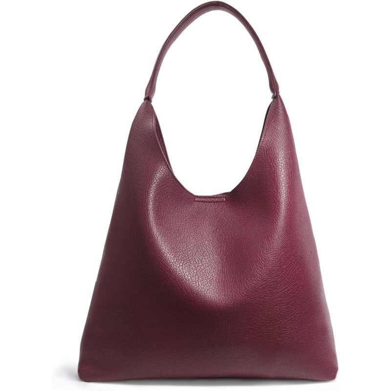 Soft Vegan Leather Hobo Bag for Women