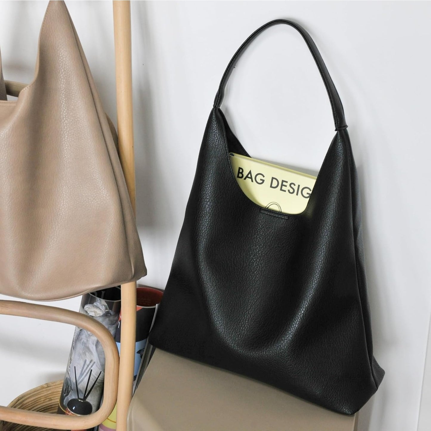Soft Vegan Leather Hobo Bag for Women