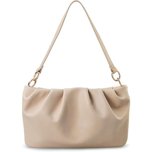 Women Ruched Shoulder Handbag