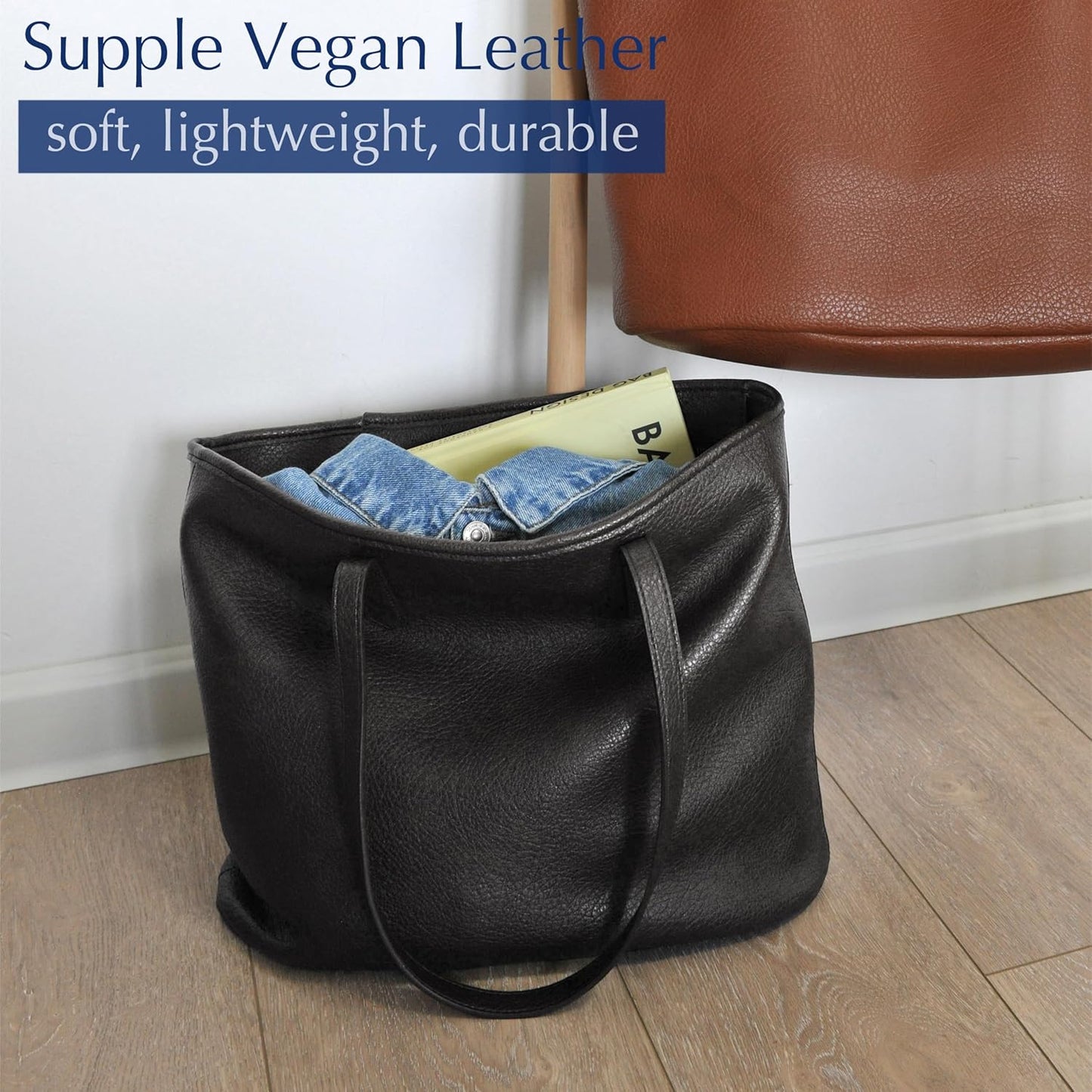 Zipper Tote Bag